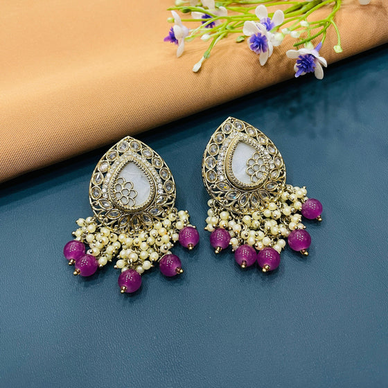 MAHENDI POLISH EARRING