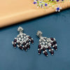 SILVER DIAMOND EARRINGS