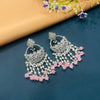 SILVER DIAMOND EARRINGS