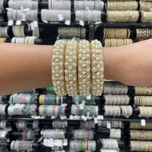  GOLDEN CRYSTAL BANGLES