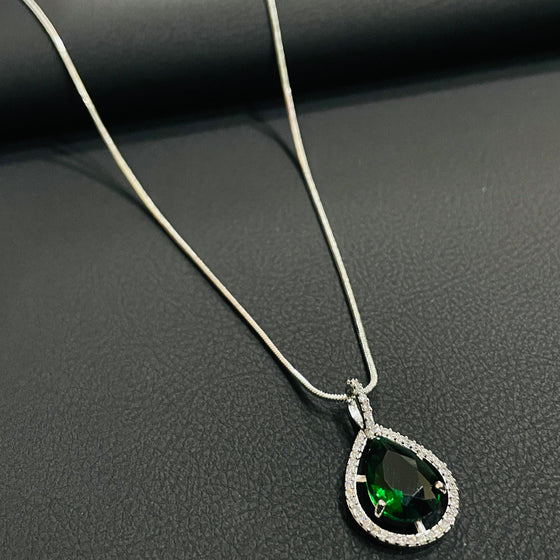 SILVER DIMOND NECKLACES