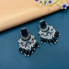 SILVER DIAMOND EARRINGS