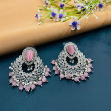  SILVER DIAMOND EARRINGS