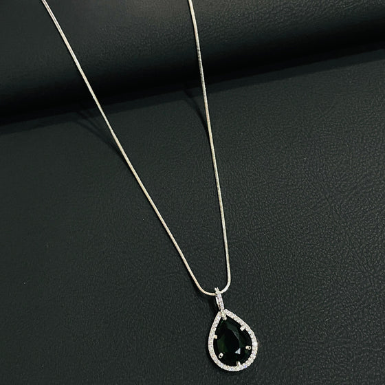 SILVER DIMOND NECKLACES