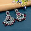 SILVER DIAMOND EARRINGS