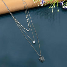  SILVER DIMOND NECKLACES