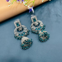  SILVER DIAMOND EARRINGS