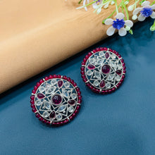  SILVER DIAMOND EARRINGS