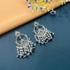 SILVER DIAMOND EARRINGS